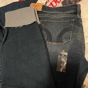 Hollister Cuff Capri Size 15